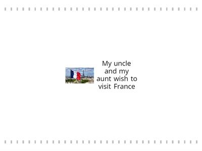 Expressing wishes: Memory game