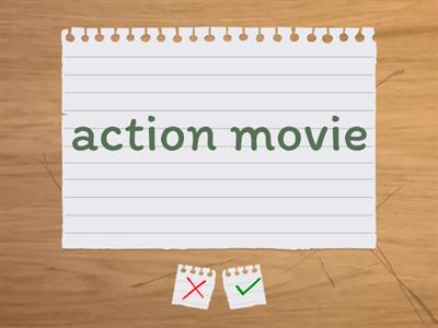 Movie genre- Vocabulary