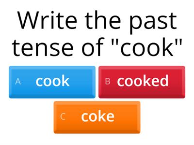 Past tense