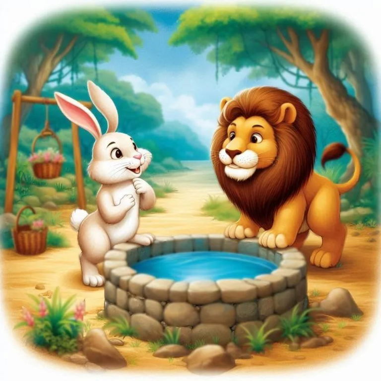 The Lion and the Clever Rabbit